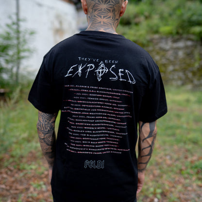 EXPOSED TOUR BLACK oversized/unisex