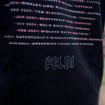 EXPOSED TOUR BLACK oversized/unisex