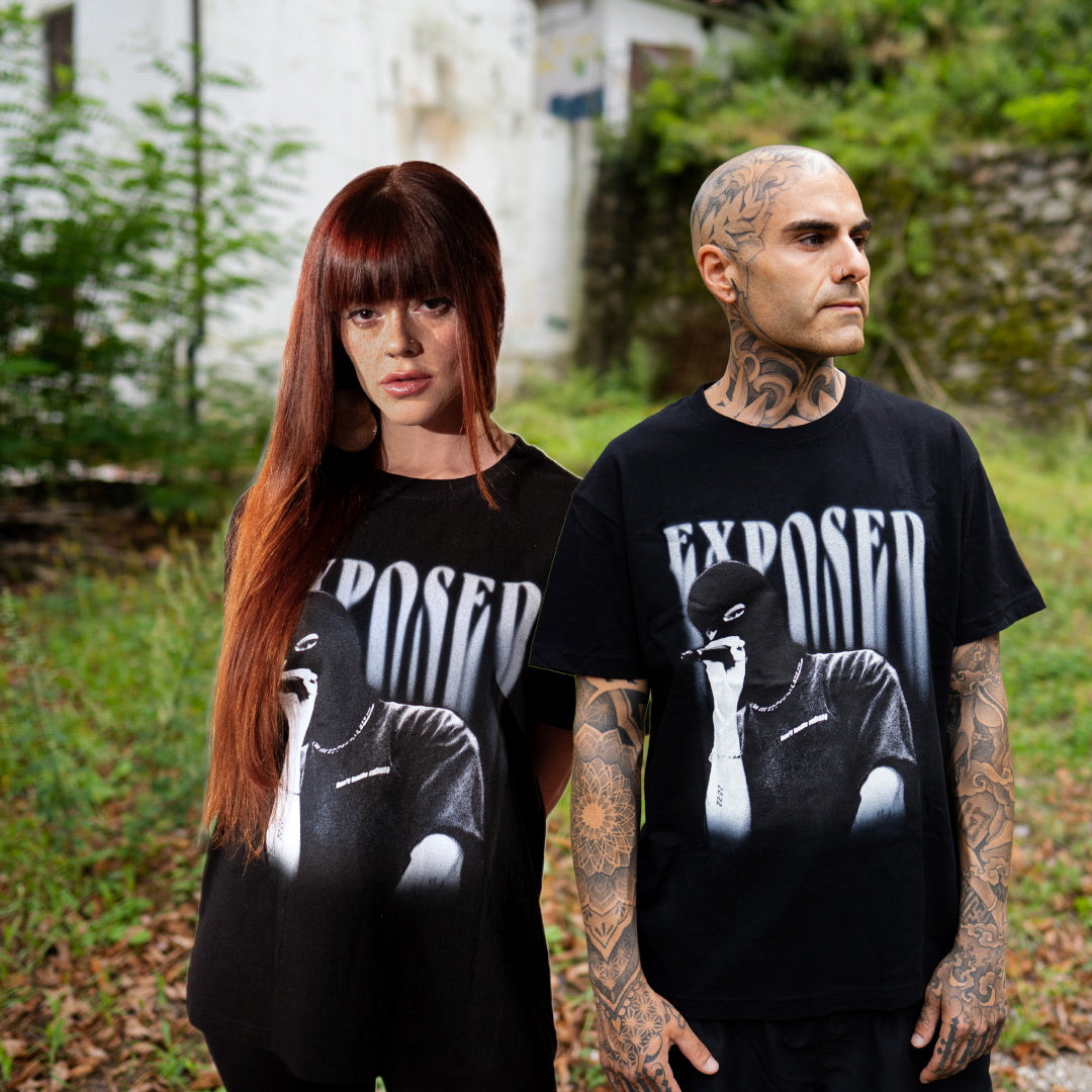 EXPOSED TOUR BLACK oversized/unisex