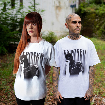 EXPOSED TOUR WHITE oversized/unisex